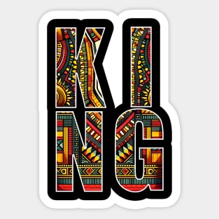 Melanin Black Pride Dashiki Pattern Afrocentric Sticker